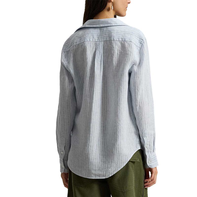 Polo Ralph Lauren Classic Fit Striped Linen Shirt image number 1